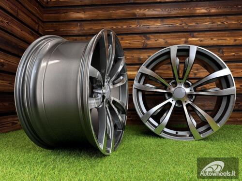 Ratlankis R20x10  5X120  ET  40  74.1  B1057  Grey Polished (MG)  For BMW  (Z3)  (Rear+Front)