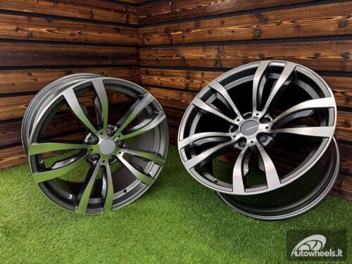 Ratlankis R20x11  5X120  ET  37  74.1  B1057  Grey Polished (MG)  For BMW  (P+Z3)  (Rear+Front)