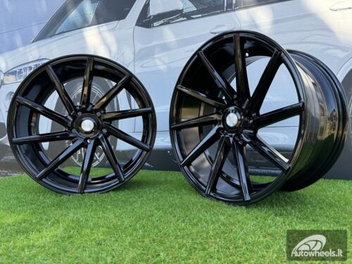 Ratlankis R20x8.5  5X120  ET  20  74.1  B1058  Black (BL)  For RACIN  (P2+P)  (LEFT SIDE (Style Vossen))