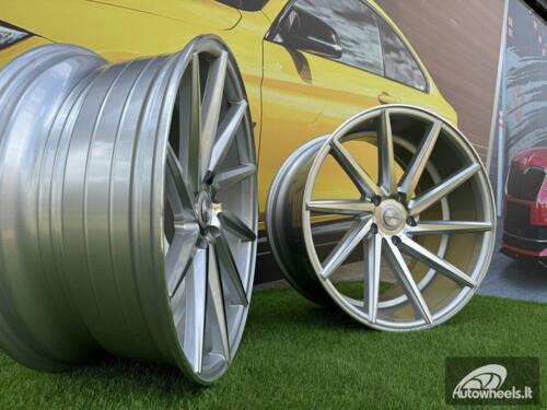 Ratlankis R19x8.5  5X120  ET  35  72.6  B1058  Polished Silver (MS)  For RACIN  (P)  (LEFT SIDE (Style Vossen))