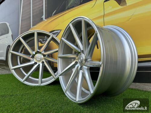 Ratlankis R19x8.5  5X120  ET  35  72.6  B1058  Polished Silver (MS)  For RACIN  (P)  (LEFT SIDE (Style Vossen))