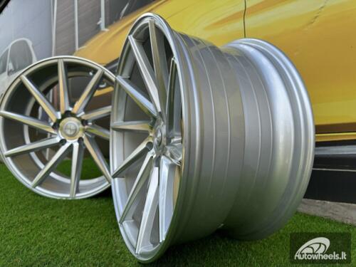 Ratlankis R19x8.5  5X120  ET  35  72.6  B1058  Polished Silver (MS)  For RACIN  (P)  (LEFT SIDE (Style Vossen))