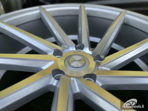 Ratlankis R19x8.5  5X120  ET  35  72.6  B1058  Polished Silver (MS)  For RACIN  (P+P1)  (LEFT SIDE (Style Vossen))
