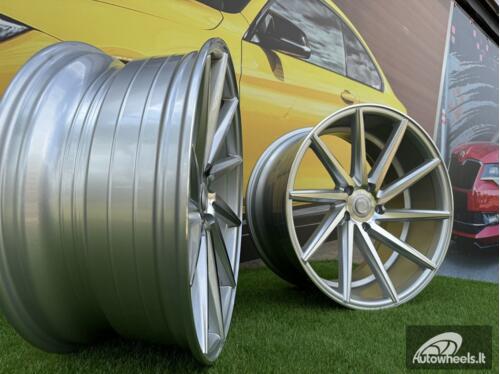 Ratlankis R19x9.5  5X120  ET  38  72.6  B1058  Machined Silver (MS)  For RACIN  (Z3+P1)  (LEFT SIDE (Style Vossen))