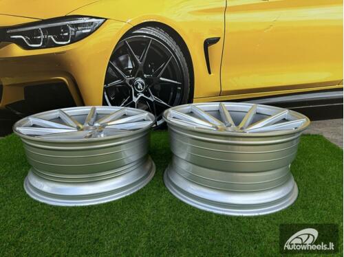 Ratlankis R19x9.5  5X120  ET  38  72.6  B1058  Machined Silver (MS)  For RACIN  (Z3+P1)  (LEFT SIDE (Style Vossen))
