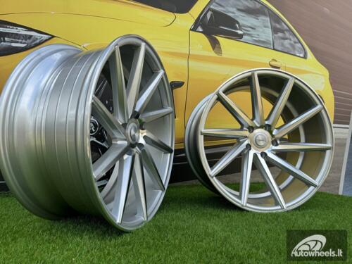 Ratlankis R19x9.5  5X120  ET  38  72.6  B1058  Polished Silver (MS)  RACIN  (P+P2)  (LEFT SIDE (Style Vossen))