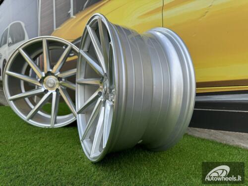 Ratlankis R19x9.5  5X120  ET  38  72.6  B1058  Polished Silver (MS)  RACIN  (P+P2)  (LEFT SIDE (Style Vossen))