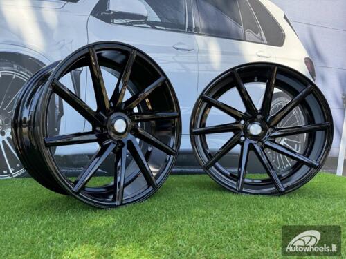 Ratlankis R19x8.5  5X108  ET  40  67.1  B1058  Black (BL)  For RACIN  (Z1)  (LEFT SIDE (Style Vossen))
