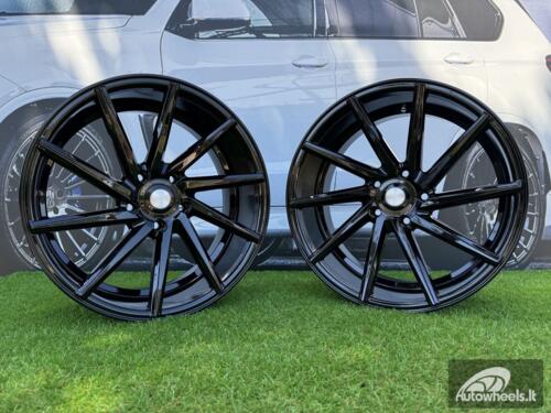 Ratlankis R18x8  5X120  ET  35  72.6  B1058  Black (BL)  For RACIN  (Z1)  (Left side (Style Vossen))