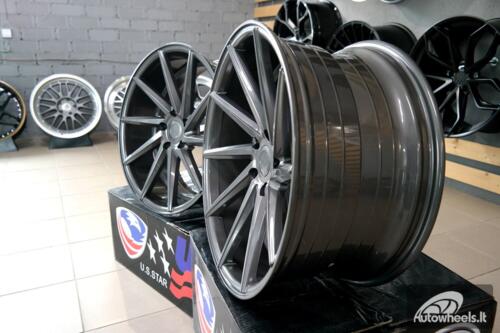 Ratlankis R20x8.5  5X112  ET  33  66.5  B1058  Grey (GR)  For RACIN  (P+P1+Z2)  (LEFT SIDE (Style Vossen))