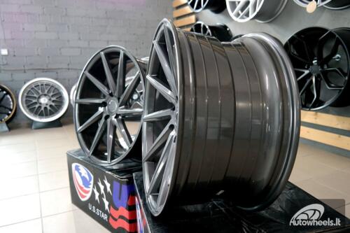 Ratlankis R20x8.5  5X112  ET  33  66.5  B1058  Grey (GR)  For RACIN  (P+P1+Z2)  (LEFT SIDE (Style Vossen))