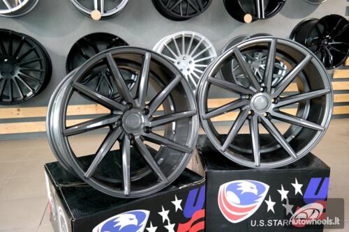 Ratlankis R20x8.5  5X112  ET  33  66.5  B1058  Grey (GR)  For RACIN  (P+P1+Z2)  (LEFT SIDE (Style Vossen))