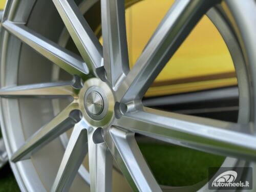 Ratlankis R19x9.5  5X112  ET  40  66.5  B1058  Polished Silver (MS)  For RACIN  (Z2)  (LEFT SIDE (Style Vossen))