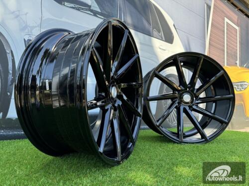 Ratlankis R18x8  5X100  ET  35  73.1  B1058  Black (BL)  For RACIN  (Z2)  (LEFT SIDE (Style Vossen))