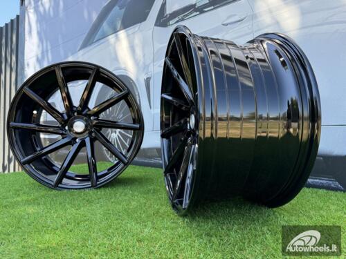 Ratlankis R18x8  5X100  ET  35  73.1  B1058  Black (BL)  For RACIN  (Z2)  (LEFT SIDE (Style Vossen))