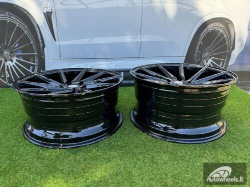 Ratlankis R18x8  5X100  ET  35  73.1  B1058  Black (BL)  For RACIN  (Z2)  (LEFT SIDE (Style Vossen))