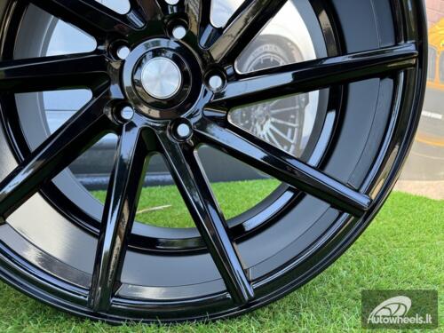 Ratlankis R18x8  5X108  ET  40  67.1  B1058  Black (BL)  For RACIN  (Z6)  (LEFT SIDE (Style Vossen))