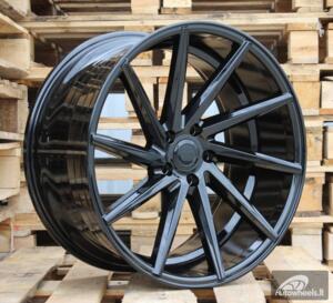 Ratlankis R20x8.5  5X112  ET  33  66.5  B1058  Black (BL)  For RACIN  (P)  (LEFT SIDE (Style Vossen))