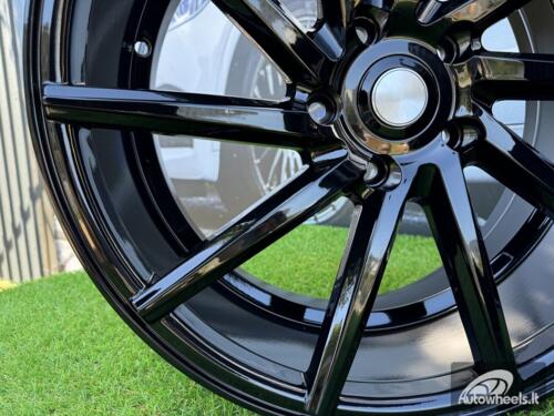 Ratlankis R19x8.5  5X112  ET  40  66.6  B1058  Black (BL)  For RACIN  (Z1+M)  (LEFT SIDE (Style Vossen))