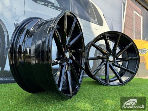 Ratlankis R19x8.5  5X112  ET  40  66.6  B1058  Black (BL)  For RACIN  (Z1+M+Z7)  (LEFT SIDE (Style Vossen))
