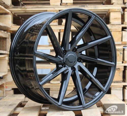 Ratlankis R18x8  5X112  ET  30  66.6  B1058  Black (BL)  For RACIN  (P+Z1)  (LEFT SIDE (Style Vossen))