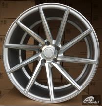 Ratlankis R19x8.5  5X120  ET  35  72.6  B1059  Polished Silver (MS)  For RACIN  (P)  (RIGHT SIDE (Style Vossen))