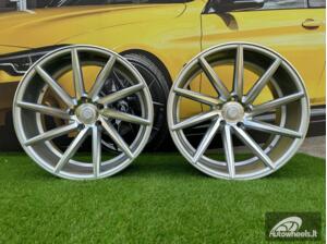 Ratlankis R18x9  5X112  ET  35  66.5  B1059  Polished Silver (MS)  For RACIN  (P+Z3)  (RIGHT SIDE (Style Vossen))