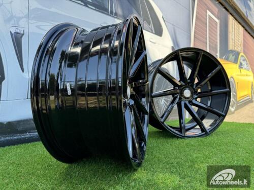 Ratlankis R19x8.5  5X112  ET  40  66.5  B1059  Black (BL)  For RACIN  (Z1)  (RIGHT SIDE (Style Vossen))