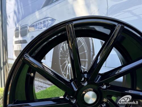 Ratlankis R19x8.5  5X112  ET  40  66.5  B1059  Black (BL)  For RACIN  (Z1)  (RIGHT SIDE (Style Vossen))