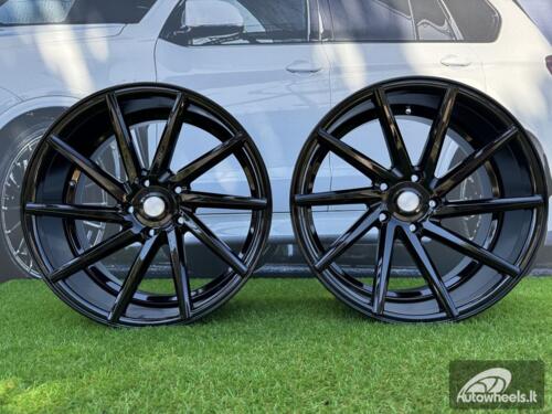 Ratlankis R18x8  5X114.3  ET  40  67.1  B1059  Black (BL)  For RACIN  (Z7+P)  (RIGHT SIDE (Style Vossen))