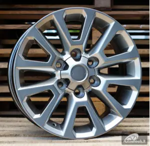Ratlankis R18x7.5  6X139.7  ET  25  106.1  B1072  Hyper Black (HB)  For TOYOT  (Z1)  (4x4)