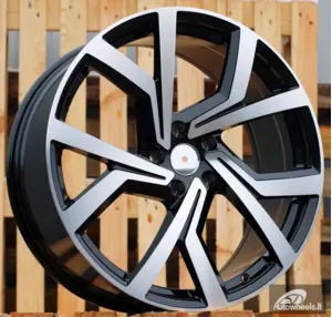 Ratlankis R16x6.5  5X100  ET  40  57.1  B1154  (BK5125)  Black Polished (MB)  For VW  (K4)