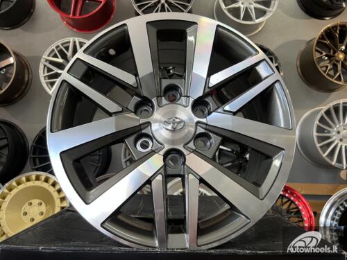 Ratlankis R18x7.5  6X139.7  ET  25  106  B1155  Grey Polished (MG)  For TOYOT  (Z2)  (4x4)