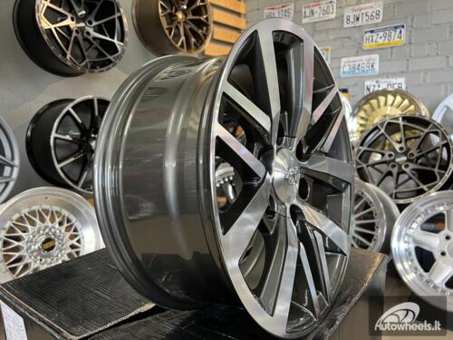 Ratlankis R18x7.5  6X139.7  ET  25  106  B1155  Grey Polished (MG)  For TOYOT  (Z2)  (4x4)