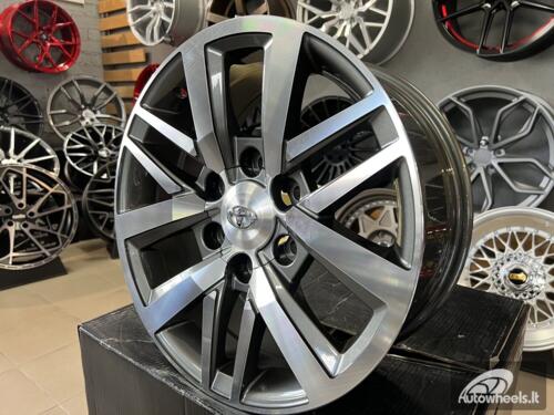 Ratlankis R17x7.5  6X139.7  ET  25  106.1  B1155  (A361/BY1155)  Grey Polished (MG)  For TOYOT  (R+P)  (4x4)