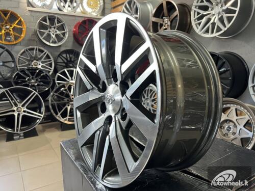 Ratlankis R17x7.5  6X139.7  ET  25  106.1  B1155  (A361/BY1155)  Grey Polished (MG)  For TOYOT  (R+P)  (4x4)