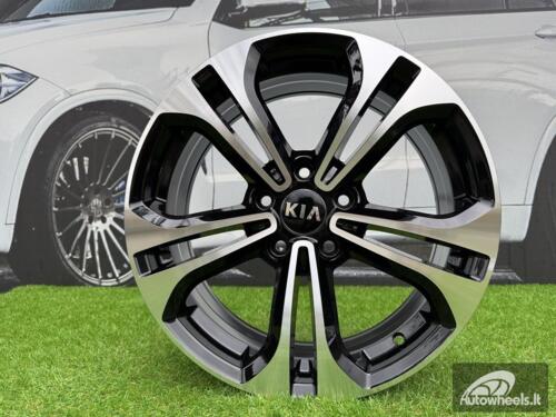 Ratlankis R17x7  5X114.3  ET  40  67.1  B1249  Black Polished (MB)  For KIA  (Z1+Z4)