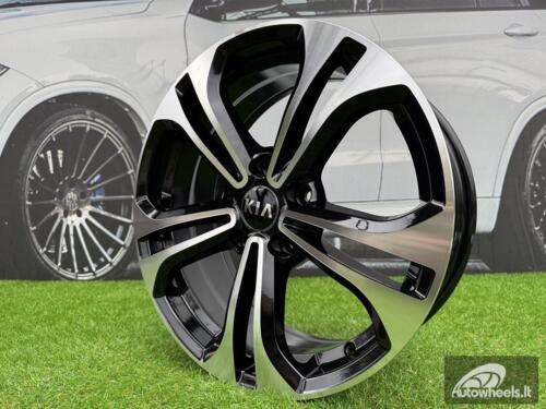 Ratlankis R17x7  5X114.3  ET  40  67.1  B1249  Black Polished (MB)  For KIA  (Z1+Z4)