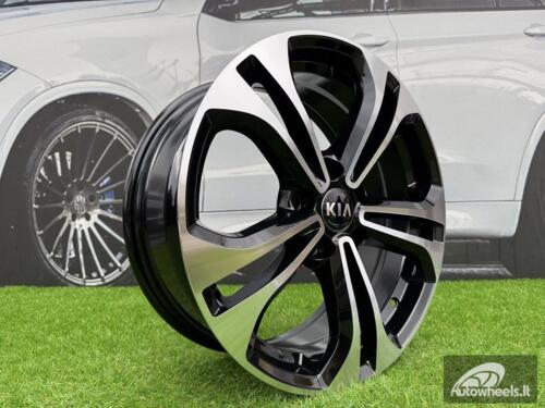 Ratlankis R17x7  5X114.3  ET  40  67.1  B1249  Black Polished (MB)  For KIA  (Z4)