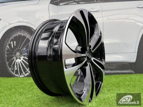 Ratlankis R17x7  5X114.3  ET  40  67.1  B1249  Black Polished (MB)  For KIA  (Z4)