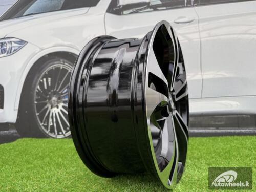 Ratlankis R17x7  5X114.3  ET  40  67.1  B1249  Black Polished (MB)  For KIA  (Z4)