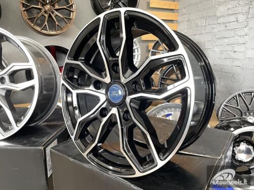 Ratlankis R18x8  5X160  ET  48  65.1  B1251  Black Polished (MB)  For FORD  (Z4)  (4x4 (max 1100kg))