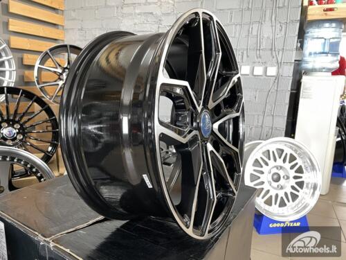 Ratlankis R18x8  5X160  ET  48  65.1  B1251  Black Polished (MB)  For FORD  (Z4)  (4x4 (max 1100kg))