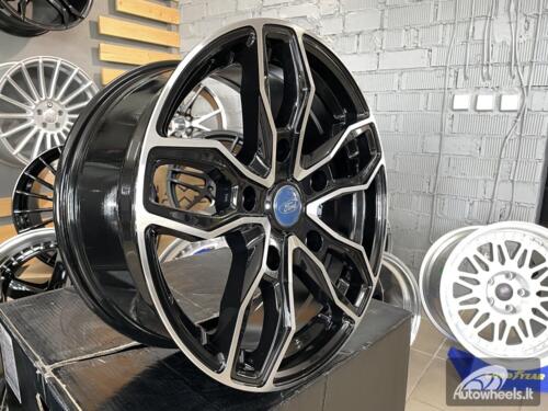 Ratlankis R18x8  5X160  ET  48  65.1  B1251  Black Polished (MB)  For FORD  (Z4+Z6)  (4x4 (max 1100kg))