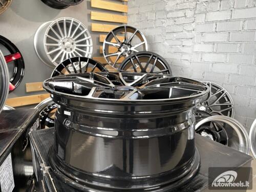 Ratlankis R18x8  5X160  ET  48  65.1  B1251  Black Polished (MB)  For FORD  (Z4+Z6)  (4x4 (max 1100kg))