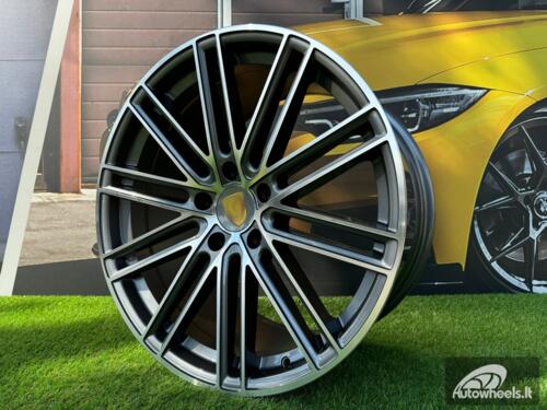 Ratlankis R20x9.5  5X130  ET  55  71.6  B1274  Grey Polished (MG)  For PORCH  (K3+P+Z2)  (Rear+Front)