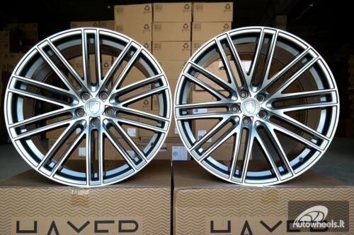 Ratlankis R20x9.5  5X130  ET  55  71.6  B1274  Grey Polished (MG)  For PORCH  (K3+P+Z2)  (Rear+Front)