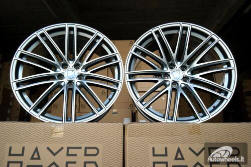 Ratlankis R20x9.5  5X130  ET  55  71.6  B1274  Grey Polished (MG)  For PORCH  (K3+P+Z2)  (Rear+Front)