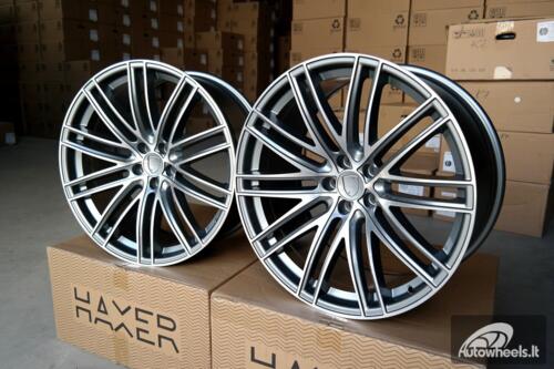 Ratlankis R20x9.5  5X130  ET  55  71.6  B1274  Grey Polished (MG)  For PORCH  (K3+P+Z2)  (Rear+Front)