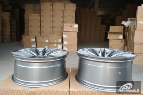 Ratlankis R20x9.5  5X130  ET  55  71.6  B1274  Grey Polished (MG)  For PORCH  (K3+P+Z2)  (Rear+Front)